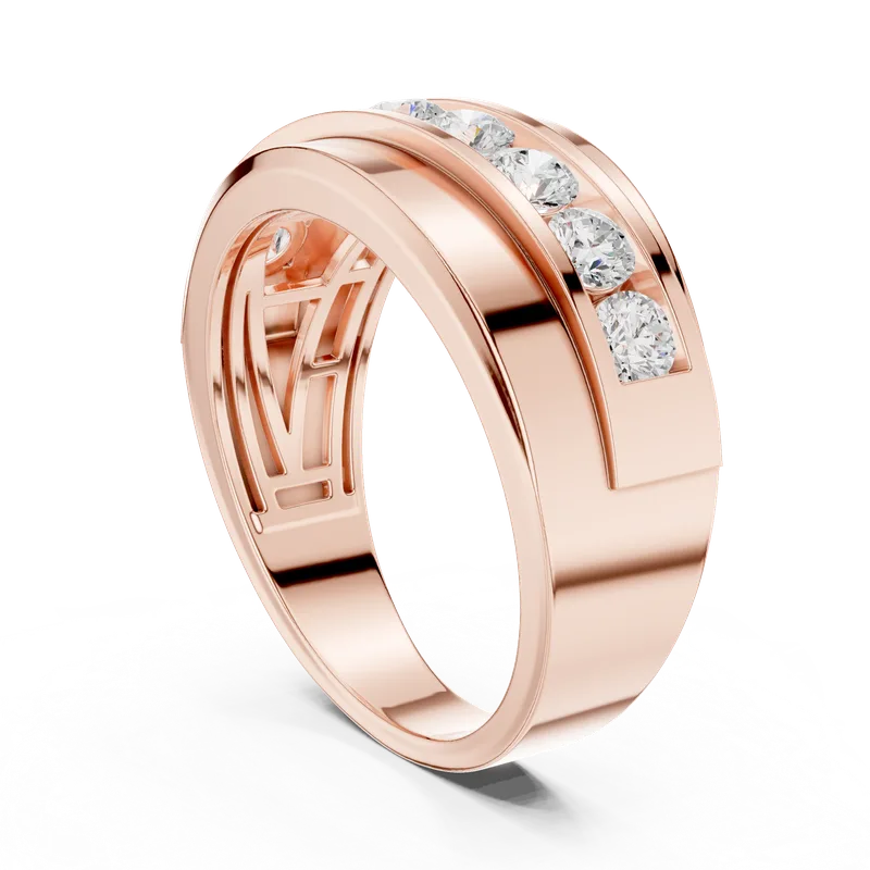 18K Gold Round Diamond Cluster Ring – 0.88 ct (DDLR-391) – Rings by Ivanka & Co