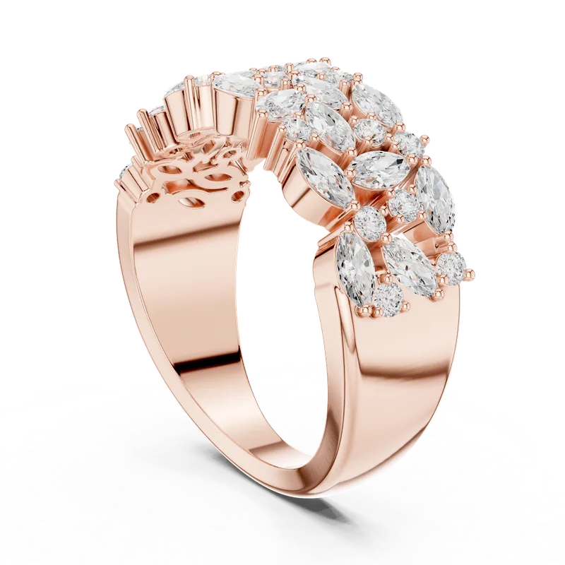 18K Gold Diamond Pavé Ring – 0.255 ct (DDLR-394) – Rings by Ivanka & Co
