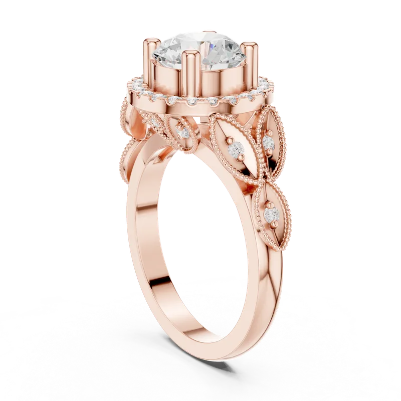 18K Gold Round Diamond Pavé Ring – 2.332 ct (DDLR-408) – Rings by Ivanka & Co