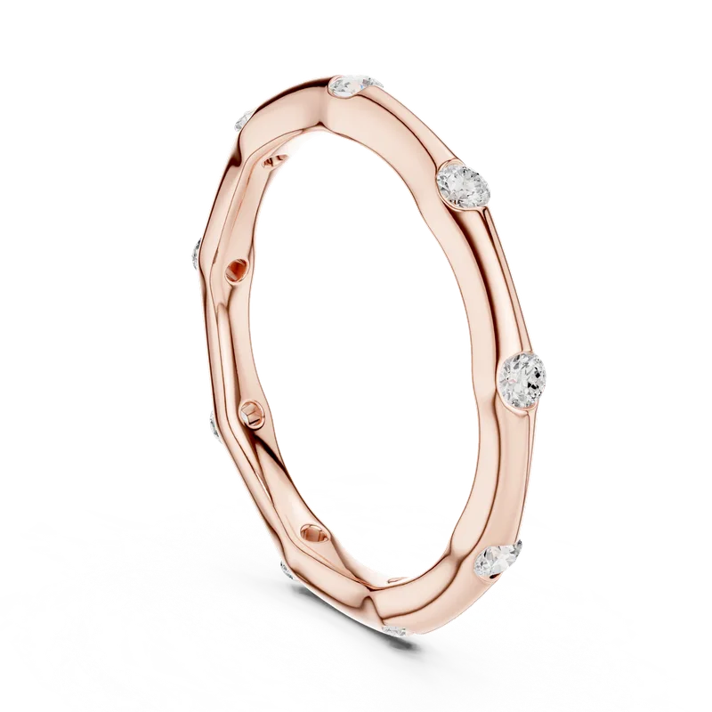 18K Gold Round Diamond Cluster Ring – 0.315 ct (DDLR-421) – Rings by Ivanka & Co