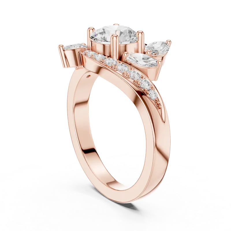 18K Gold Diamond Pavé Ring – 1.59 ct (DDLR-436) – Rings by Ivanka & Co