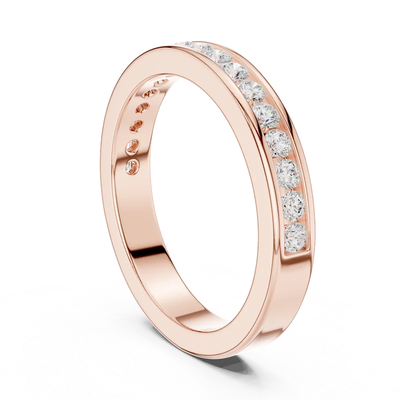 18K Gold Round Diamond Pavé Ring – 0.51 ct (DDLR-437) – Rings by Ivanka & Co