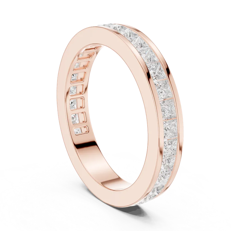 18K Gold Round Diamond Pavé Ring – 1.5 ct (DDLR-438) – Rings by Ivanka & Co