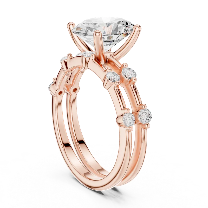18K Gold Oval Diamond Pavé Ring – 2.775 ct (DDLR-441) – Rings by Ivanka & Co