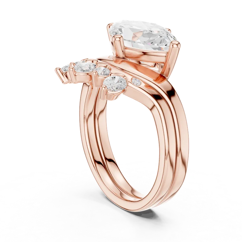 18K Gold Marquise Diamond Cluster Ring – 2.64 ct (DDLR-444) – Rings by Ivanka & Co