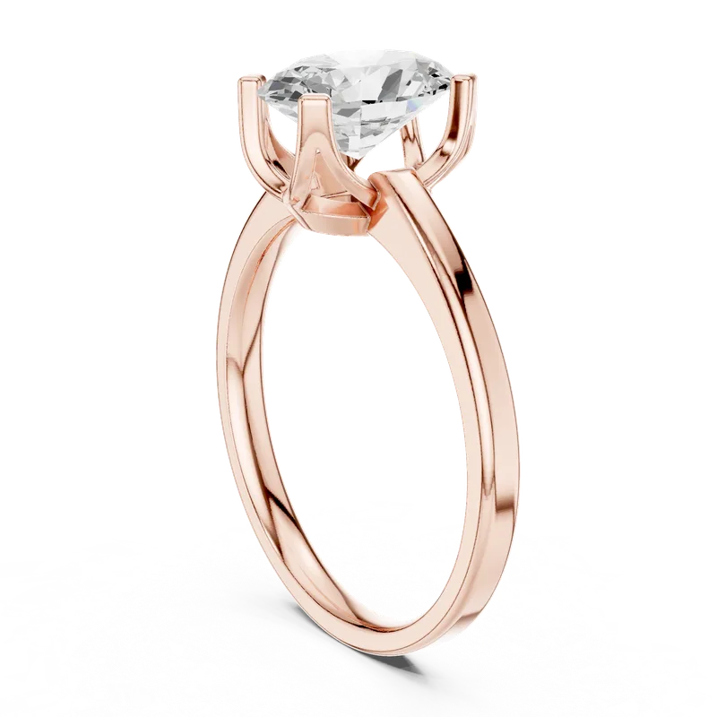 18K Gold Oval Diamond Solitaire Ring – 1.4 ct (DDLR-446) – Rings by Ivanka & Co