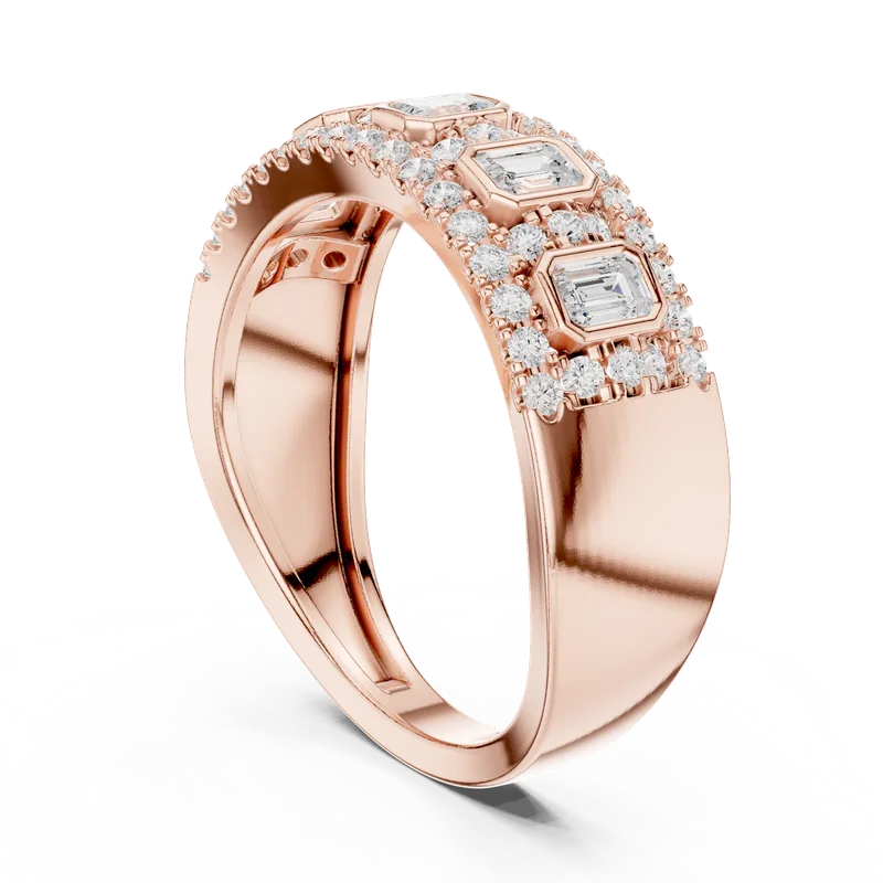 18K Gold Diamond Pavé Ring – 0.756 ct (DDLR-450) – Rings by Ivanka & Co
