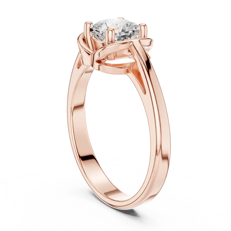 18K Gold Cushion Diamond Solitaire Ring – 0.77 ct (DDLR-503) – Rings by Ivanka & Co