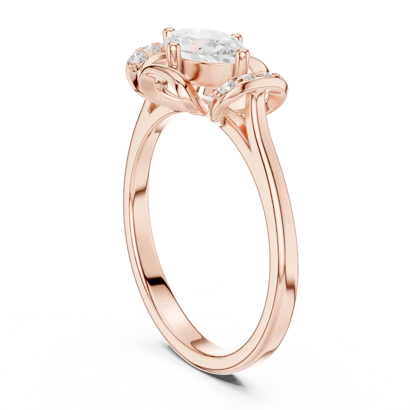 18K Gold Marquise Diamond Cluster Ring – 0.75 ct (DDLR-509) – Rings by Ivanka & Co