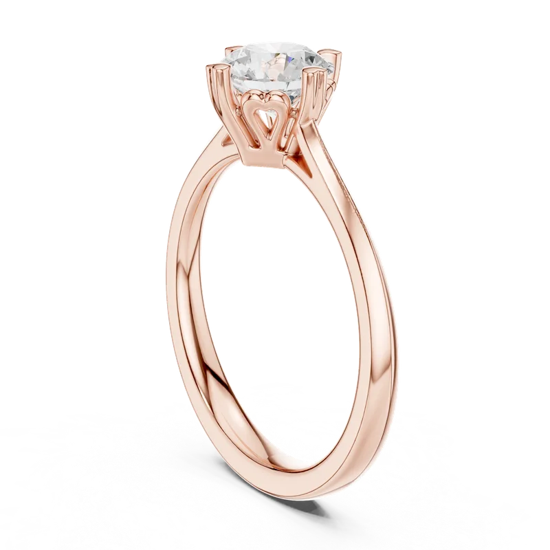 18K Gold Round Diamond Solitaire Ring – 1 ct (DDLR-546) – Rings by Ivanka & Co