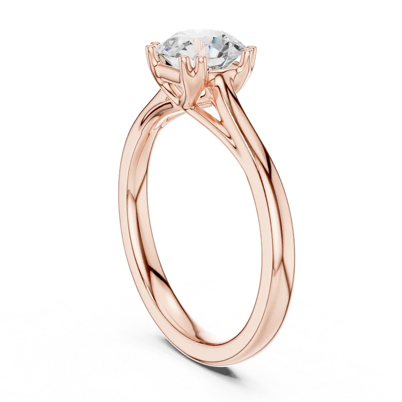 18K Gold Round Diamond Solitaire Ring – 1 ct (DDLR-549) – Rings by Ivanka & Co