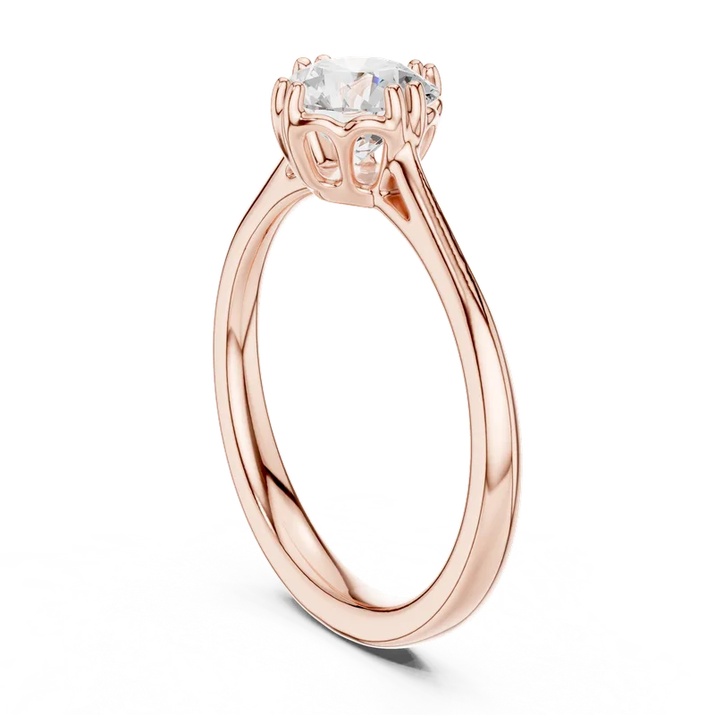 18K Gold Round Diamond Solitaire Ring – 1 ct (DDLR-552) – Rings by Ivanka & Co