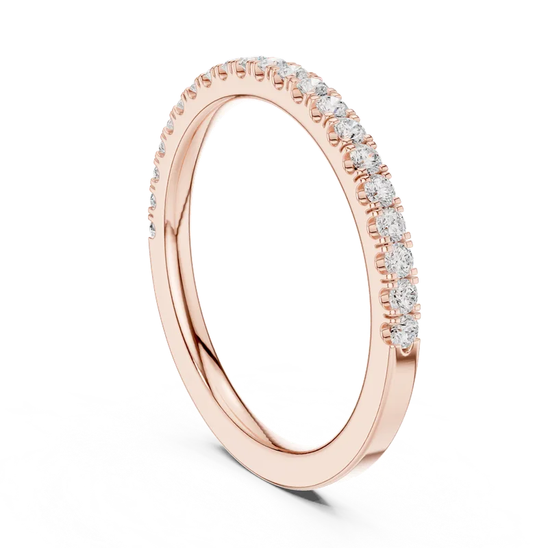 18K Gold Round Diamond Pavé Ring – 0.252 ct (DDLR-596) – Rings by Ivanka & Co