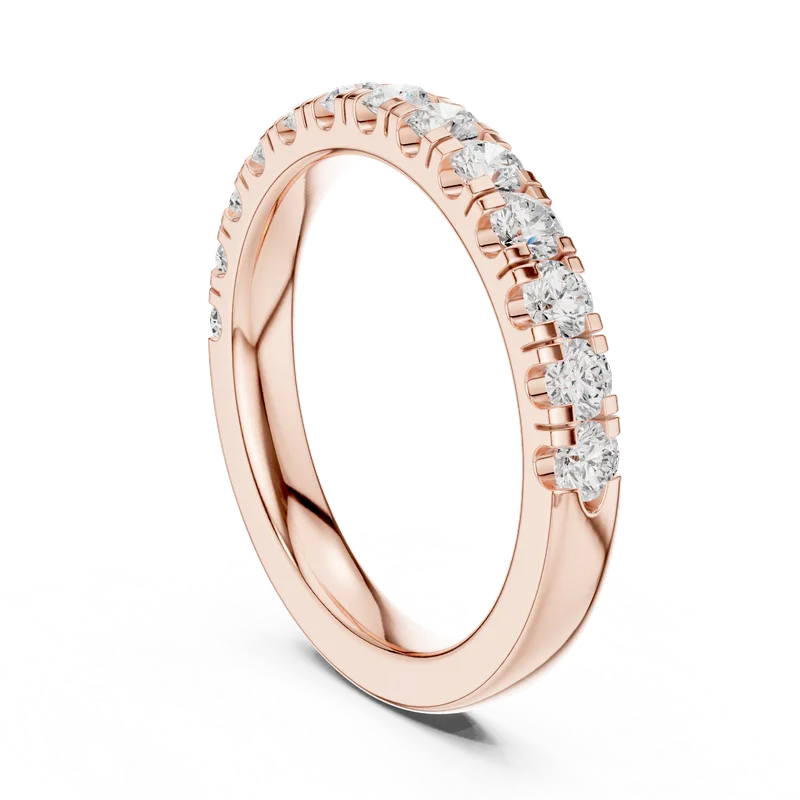 18K Gold Round Diamond Pavé Ring – 0.78 ct (DDLR-597) – Rings by Ivanka & Co