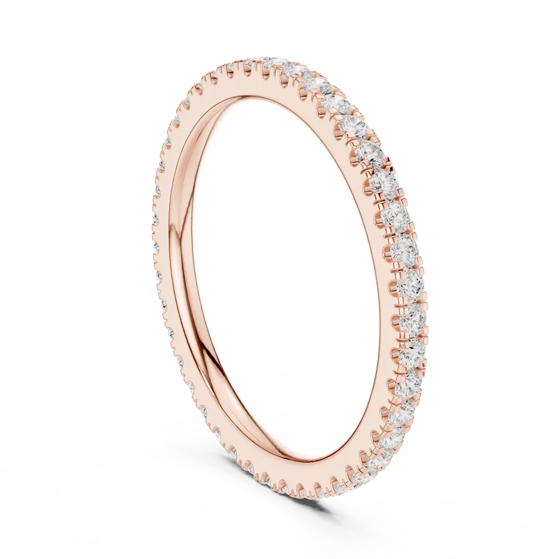 18K Gold Round Diamond Pavé Ring – 0.504 ct (DDLR-603) – Rings by Ivanka & Co