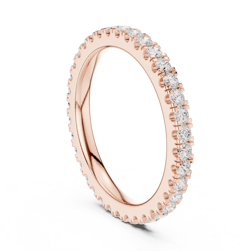 18K Gold Round Diamond Pavé Ring – 0.72 ct (DDLR-604) – Rings by Ivanka & Co
