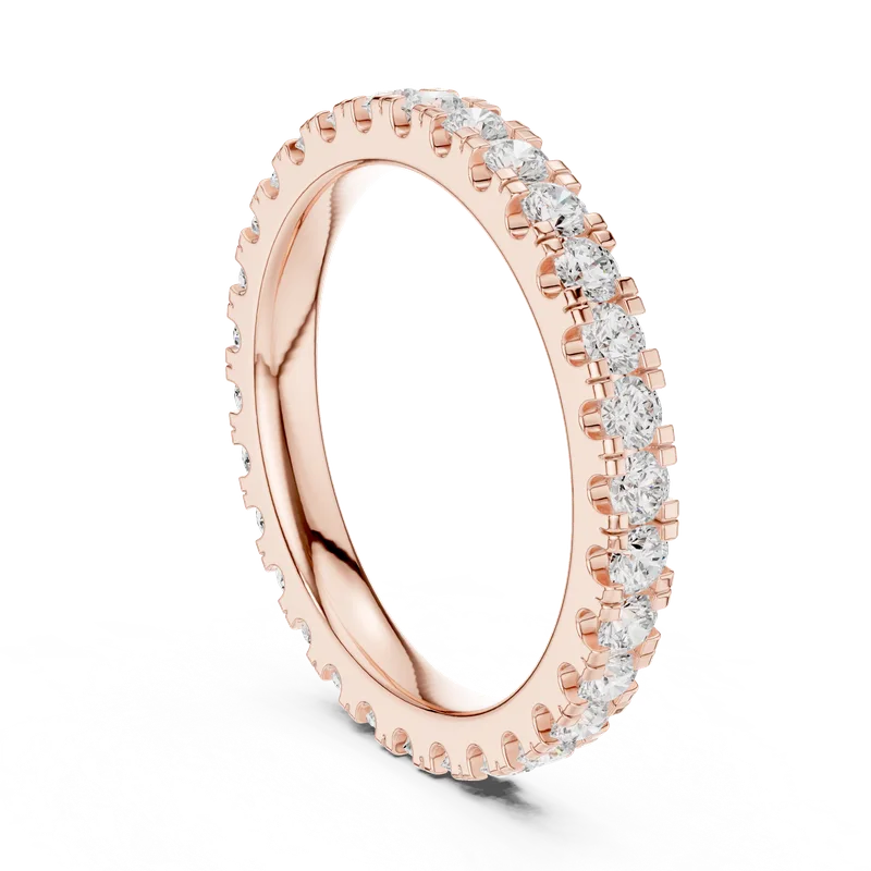 18K Gold Round Diamond Pavé Ring – 1.05 ct (DDLR-605) – Rings by Ivanka & Co