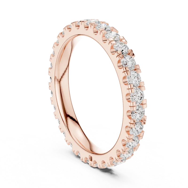 18K Gold Round Diamond Pavé Ring – 1.26 ct (DDLR-606) – Rings by Ivanka & Co