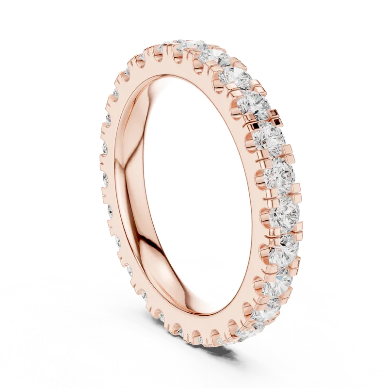 18K Gold Round Diamond Pavé Ring – 1.56 ct (DDLR-607) – Rings by Ivanka & Co