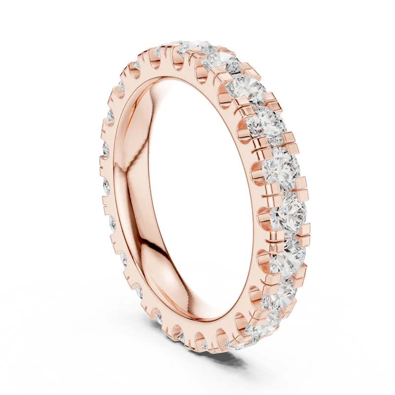 18K Gold Round Diamond Pavé Ring – 2.2 ct (DDLR-608) – Rings by Ivanka & Co