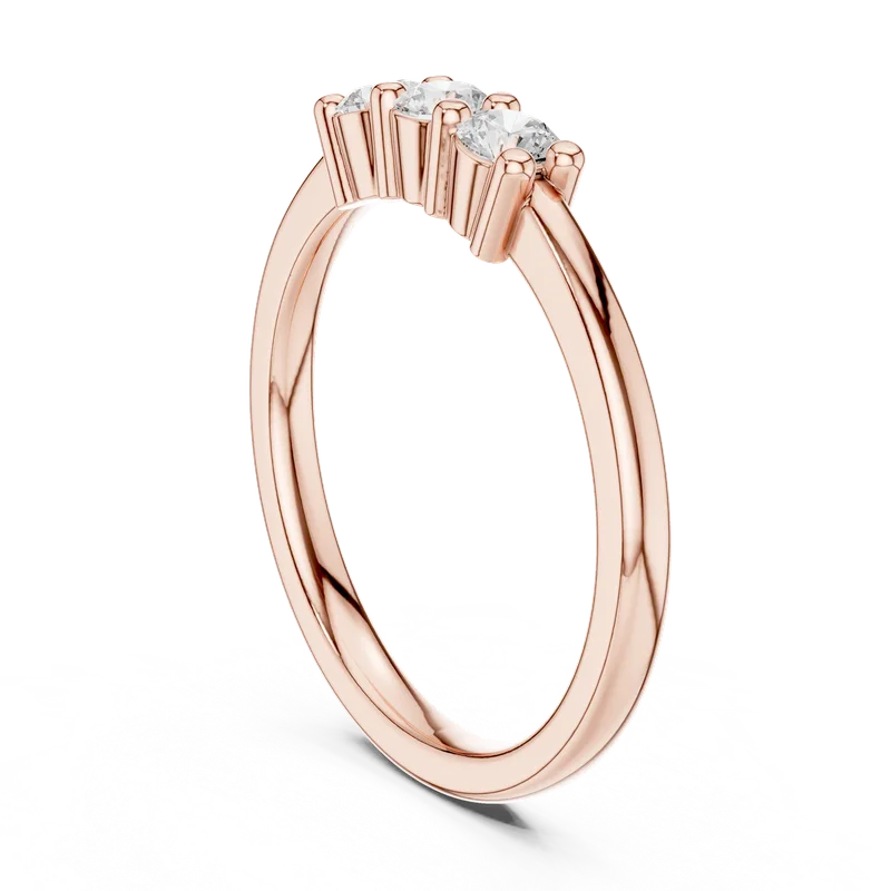 18K Gold Round Diamond Cluster Ring – 0.27 ct (DDLR-609) – Rings by Ivanka & Co