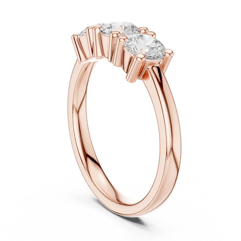 18K Gold Round Diamond Cluster Ring – 0.99 ct (DDLR-610) – Rings by Ivanka & Co