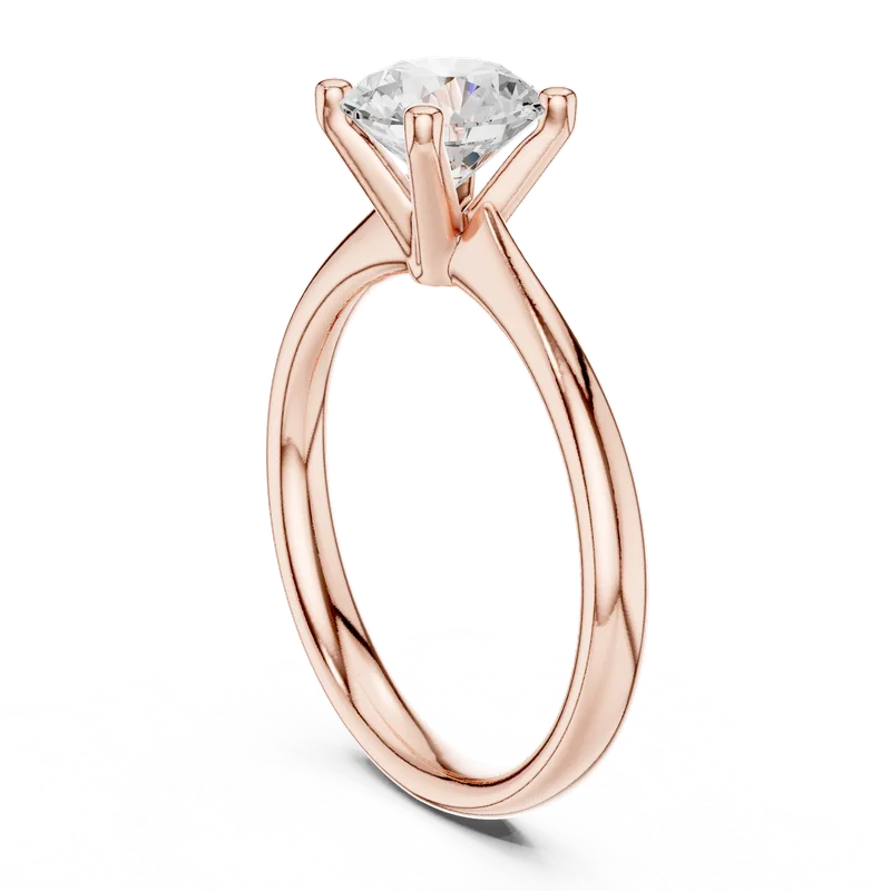 18K Gold Round Diamond Solitaire Ring – 1.1 ct (DDLR-627) – Rings by Ivanka & Co