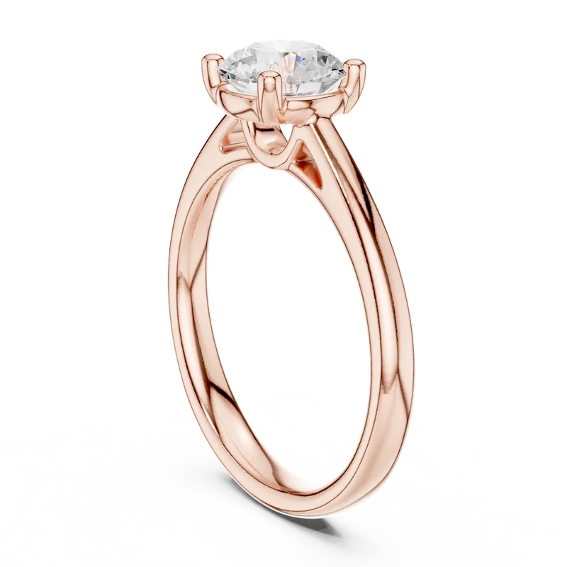18K Gold Round Diamond Solitaire Ring – 1.1 ct (DDLR-630) – Rings by Ivanka & Co