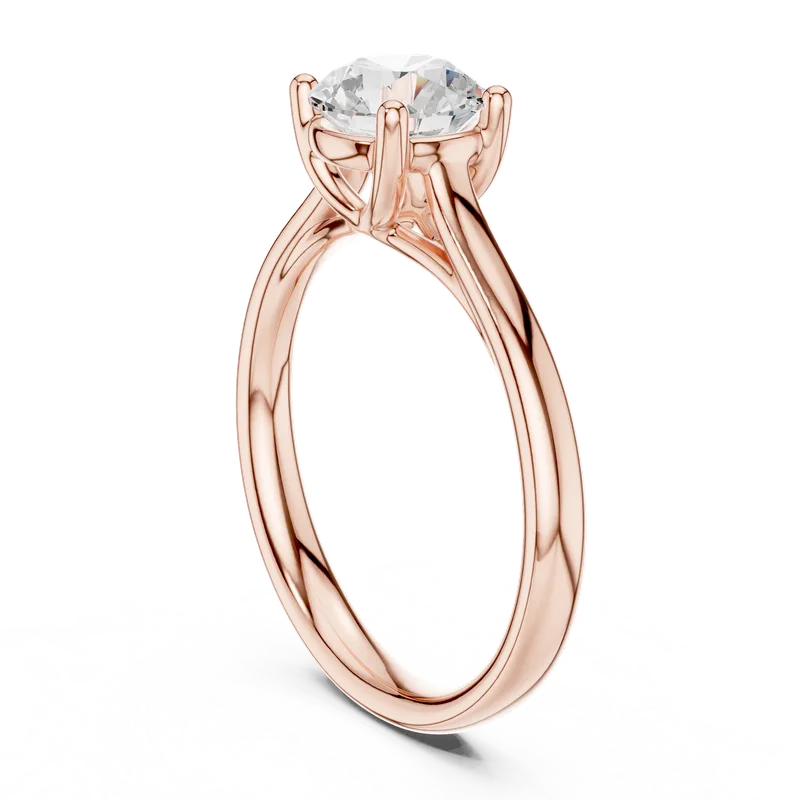 18K Gold Round Diamond Solitaire Ring – 1.1 ct (DDLR-633) – Rings by Ivanka & Co