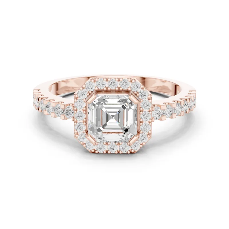 18K Gold Emerald Diamond Pavé Ring – 1.144 ct (DDLR-765) – Rings by Ivanka & Co