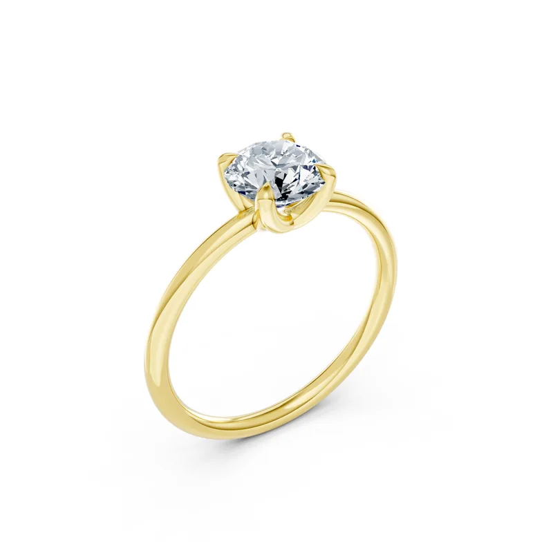 18K Gold Diamond Engagement Ring (LX1) – Rings by Ivanka & Co