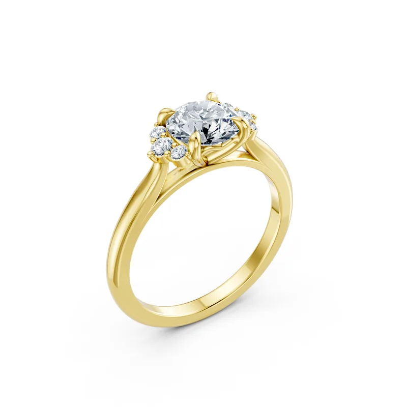 18K Gold Diamond Engagement Ring (LX11) – Rings by Ivanka & Co