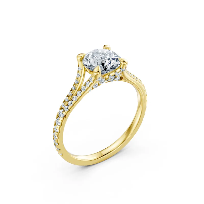18K Gold Diamond Engagement Ring (LX36) – Rings by Ivanka & Co