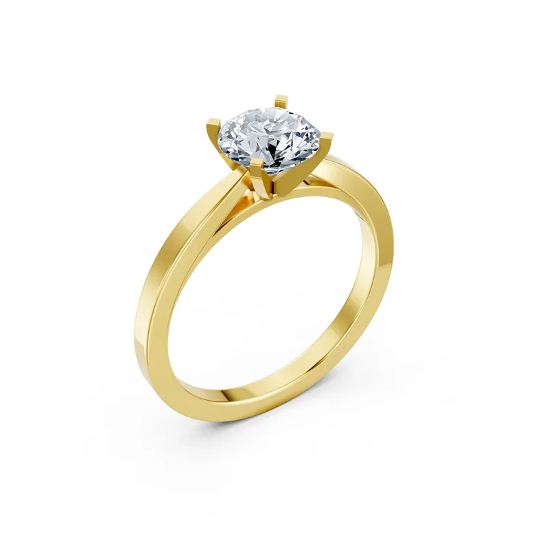 18K Gold Diamond Engagement Ring (LX50) – Rings by Ivanka & Co