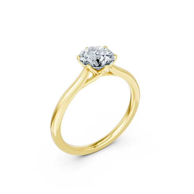 18K Gold Diamond Engagement Ring (LX56) – Rings by Ivanka & Co