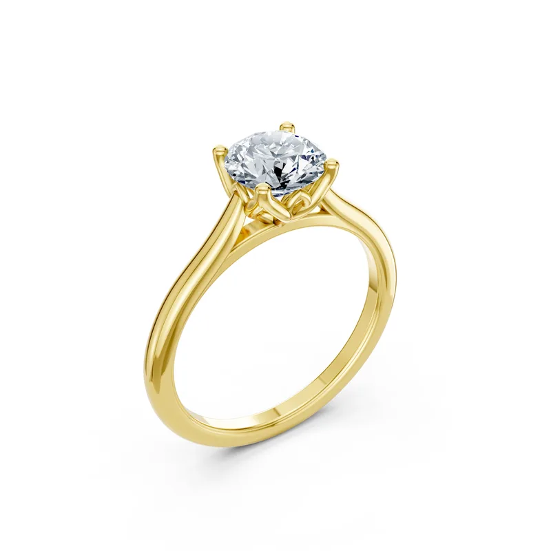 18K Gold Diamond Engagement Ring (LX57) – Rings by Ivanka & Co