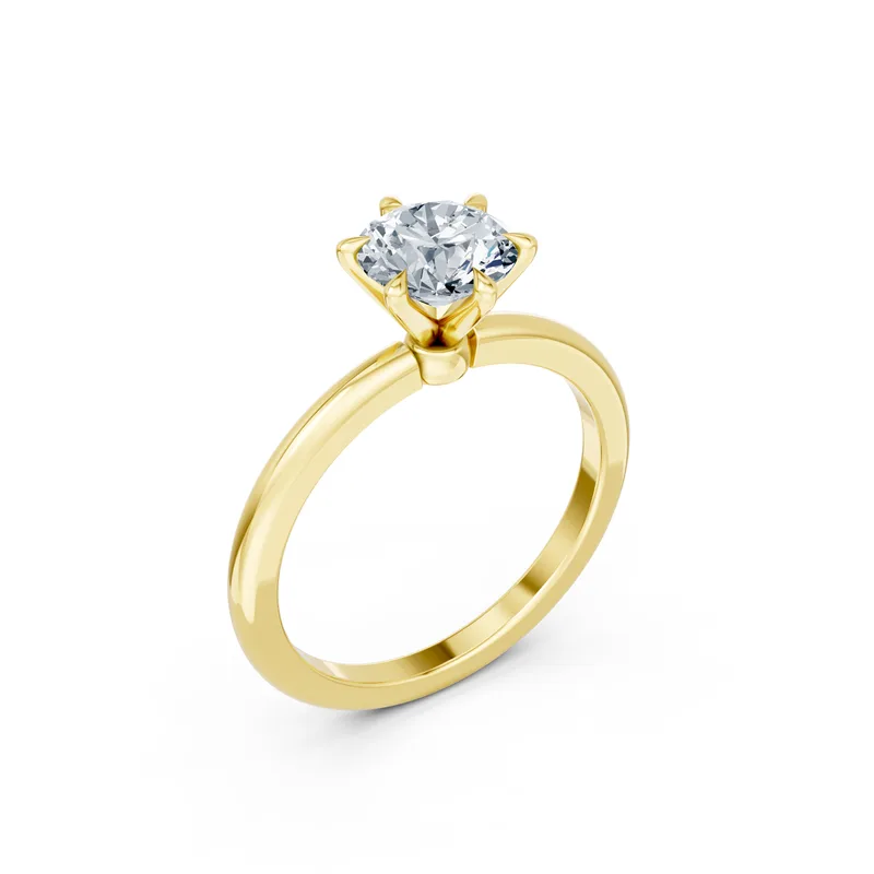 18K Gold Diamond Engagement Ring (LX58) – Rings by Ivanka & Co