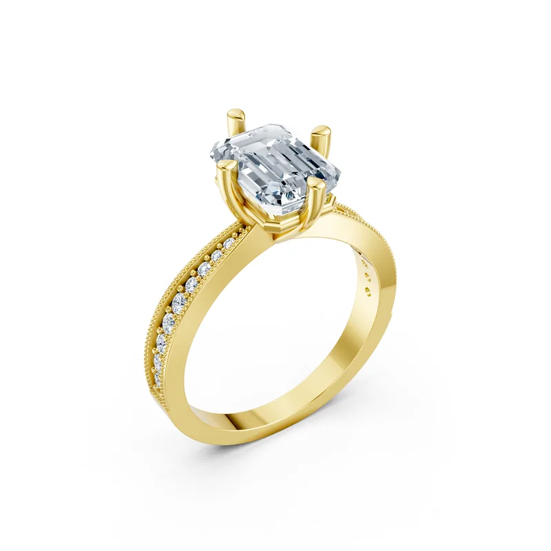 18K Gold Diamond Engagement Ring (MR11) – Rings by Ivanka & Co