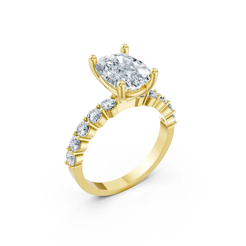 18K Gold Diamond Engagement Ring (MR22) – Rings by Ivanka & Co