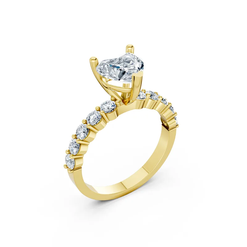 18K Gold Diamond Engagement Ring (MR29) – Rings by Ivanka & Co