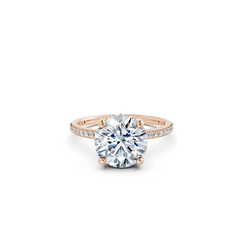 18K Gold Diamond Engagement Ring (R319) – Rings by Ivanka & Co