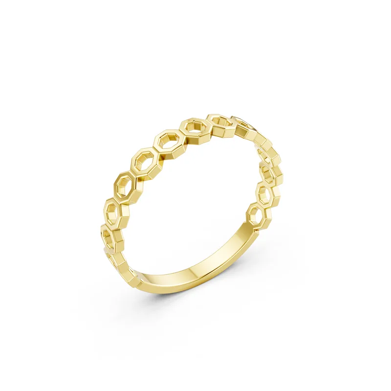 18K Gold Diamond Engagement Ring (RN102) – Rings by Ivanka & Co