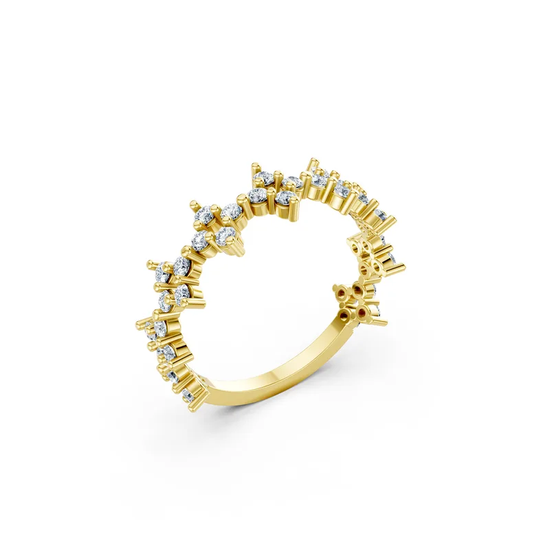 18K Gold Diamond Engagement Ring (RNN2) – Rings by Ivanka & Co