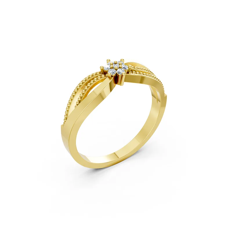 18K Gold Diamond Engagement Ring (RNN21) – Rings by Ivanka & Co