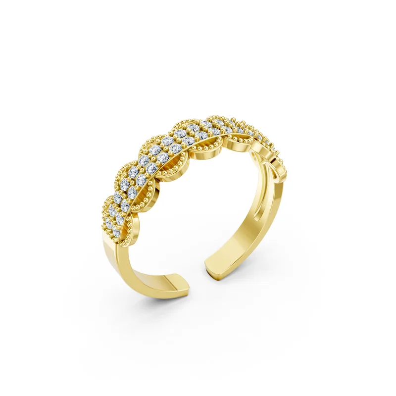 18K Gold Diamond Engagement Ring (RNN23) – Rings by Ivanka & Co