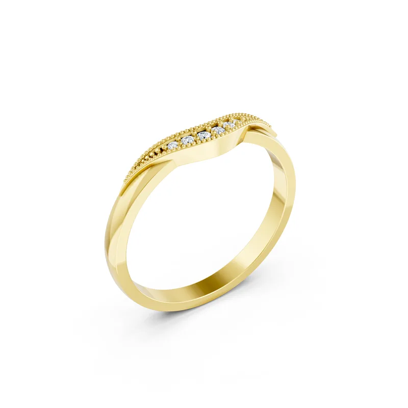 18K Gold Diamond Engagement Ring (RNN27) – Rings by Ivanka & Co
