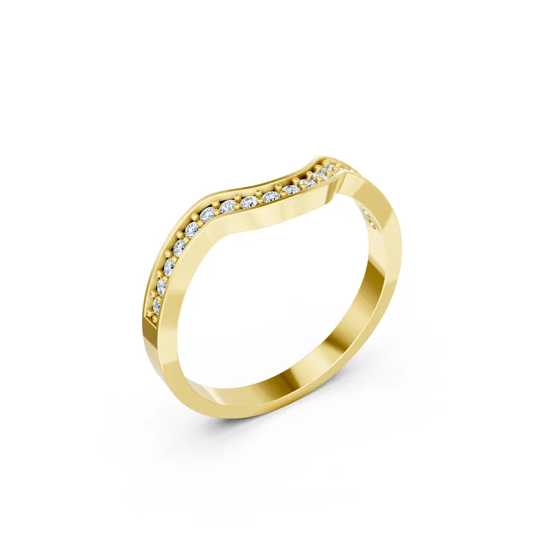 18K Gold Diamond Engagement Ring (RNN28) – Rings by Ivanka & Co