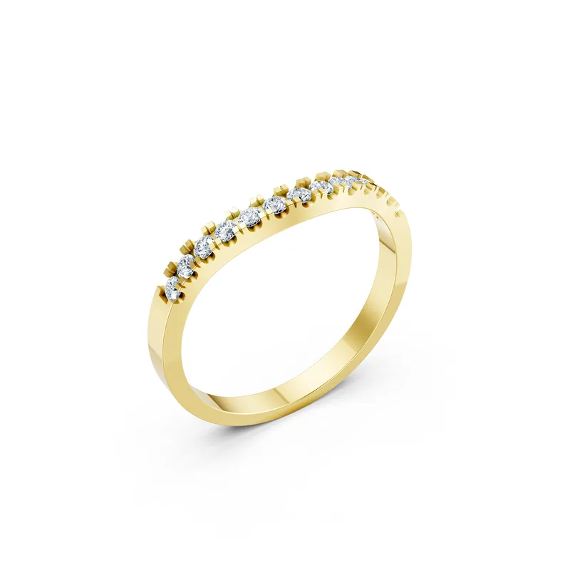 18K Gold Diamond Engagement Ring (RNN29) – Rings by Ivanka & Co