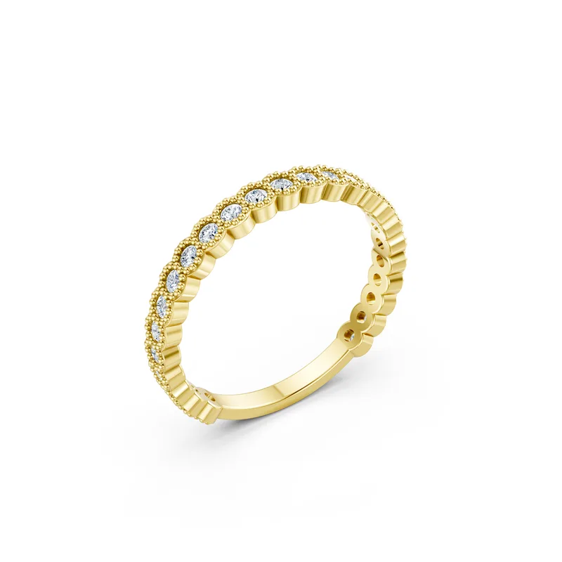 18K Gold Diamond Engagement Ring (RNN3) – Rings by Ivanka & Co