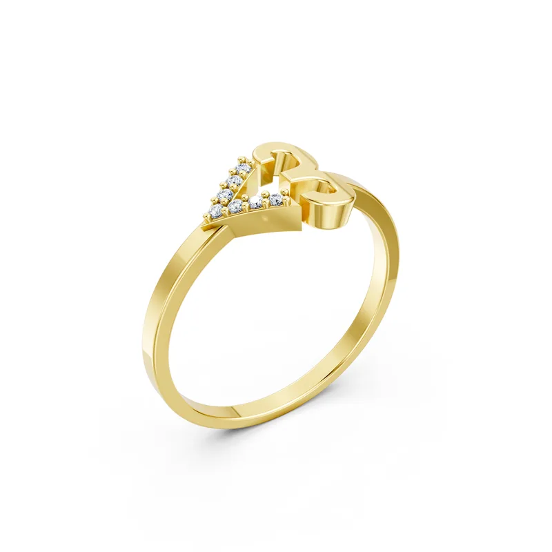 18K Gold Diamond Engagement Ring (RNN39) – Rings by Ivanka & Co